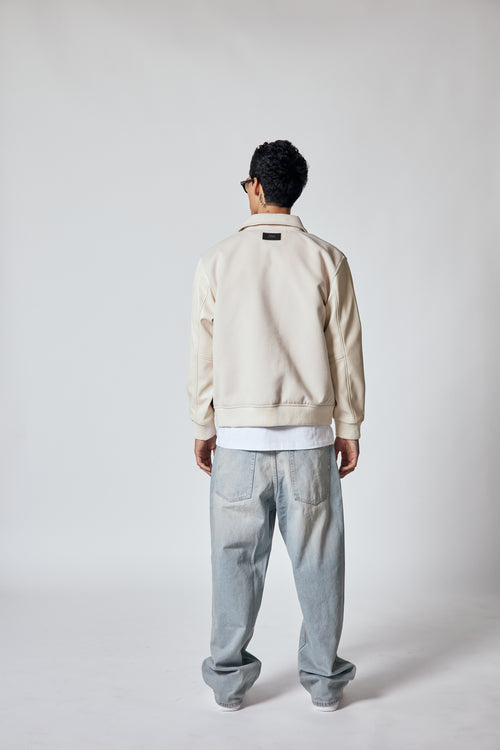 THE VARSITY JACKET - CREAM