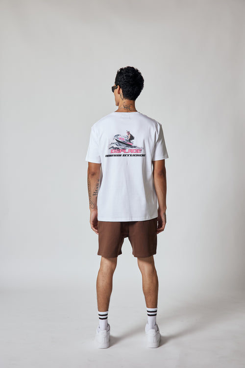 Jet Ski Sport Association Tee - Salt White