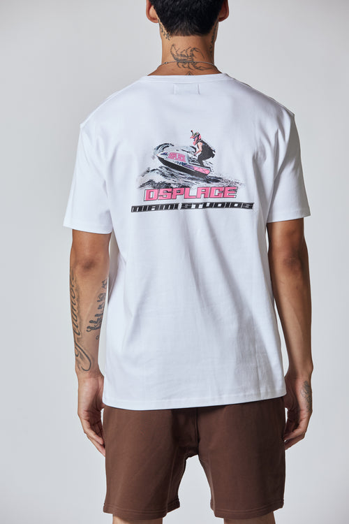 Jet Ski Sport Association Tee - Salt White