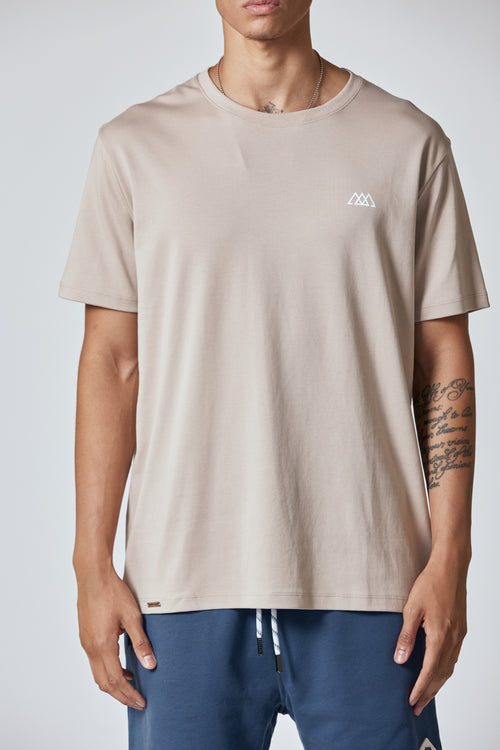 Chaos Logo Tee - Taupe