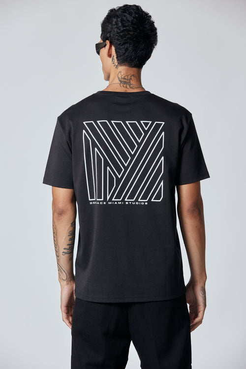 Miami Studios Tee - Jet Black