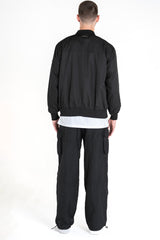 VE. The Tyche Bomber Jacket - Jet Black