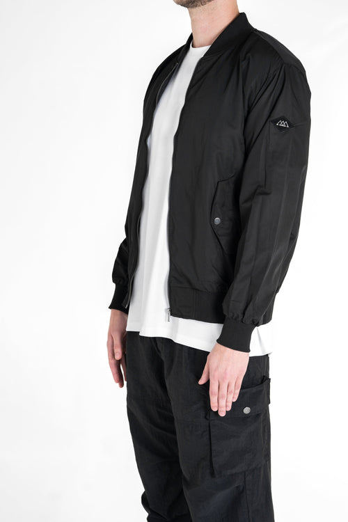 The Tyche Bomber Jacket - Jet Black