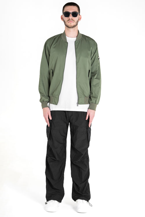 The Tyche Bomber Jacket - Olive Green