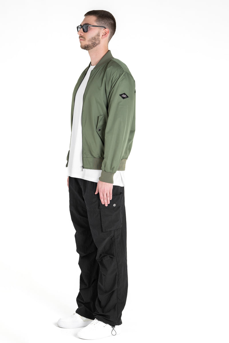 The Tyche Bomber Jacket - Olive Green