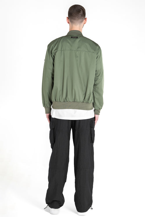 The Tyche Bomber Jacket - Olive Green