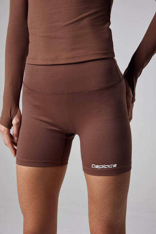 Energy Biker Shorts - Russet Brown