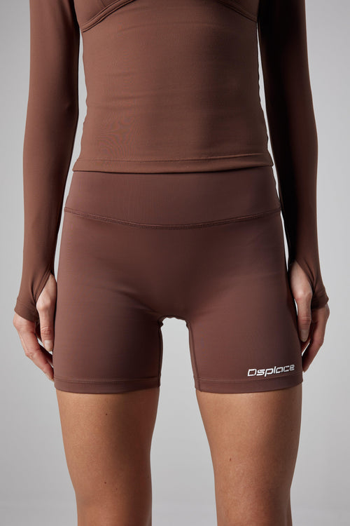 Energy Biker Shorts - Russet Brown