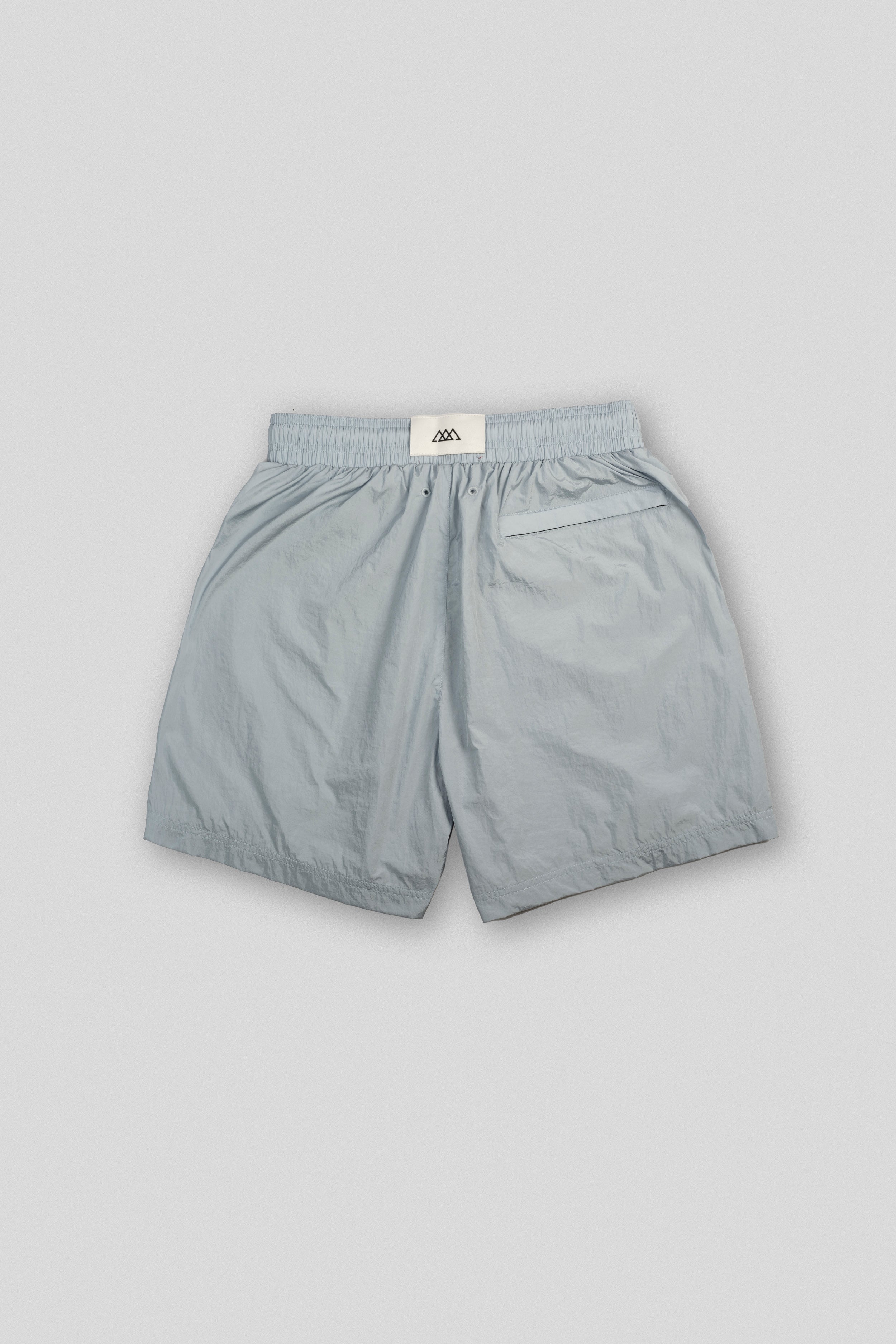 Parachute Nylon Shorts - Blue Lace