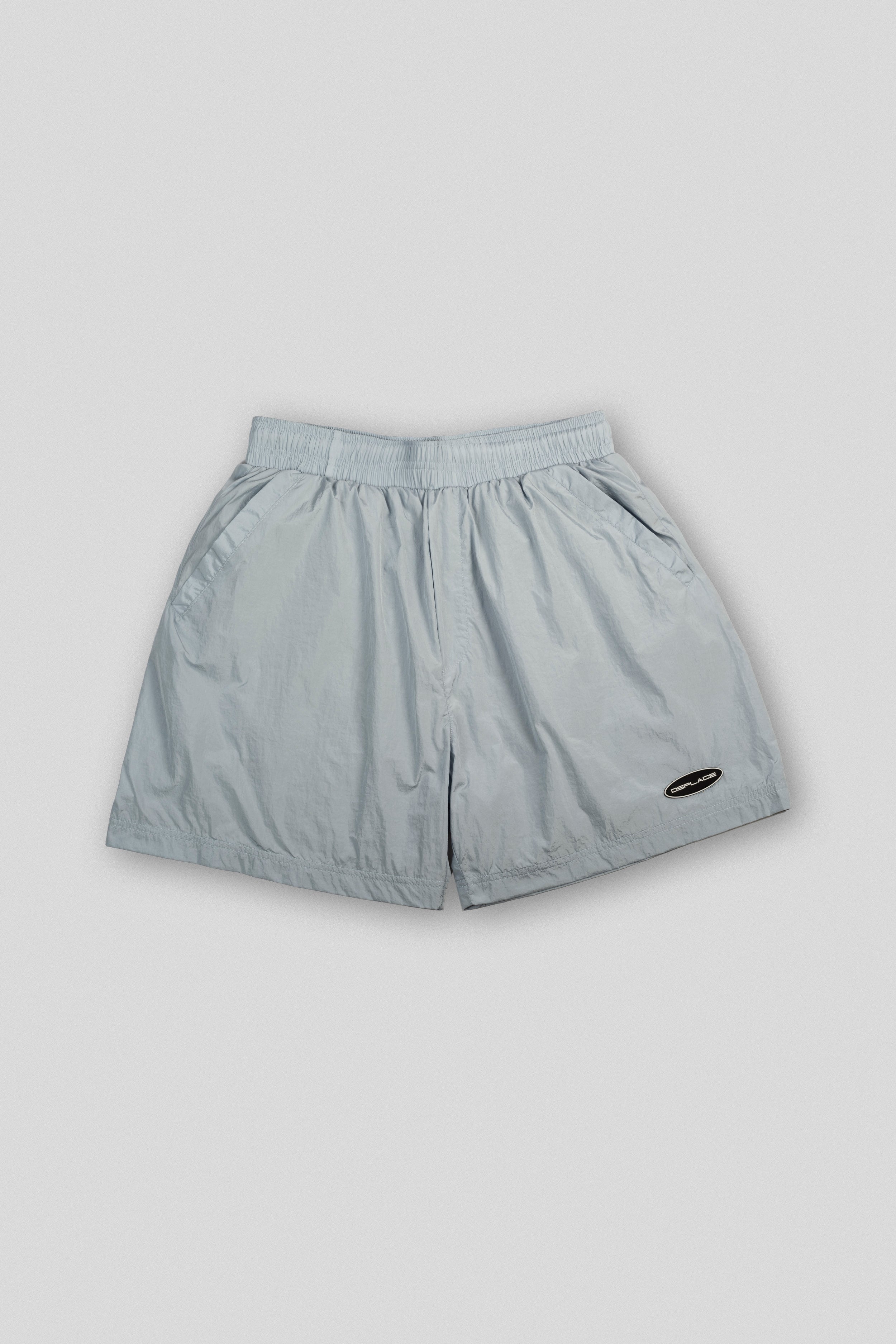 Parachute Nylon Shorts - Blue Lace