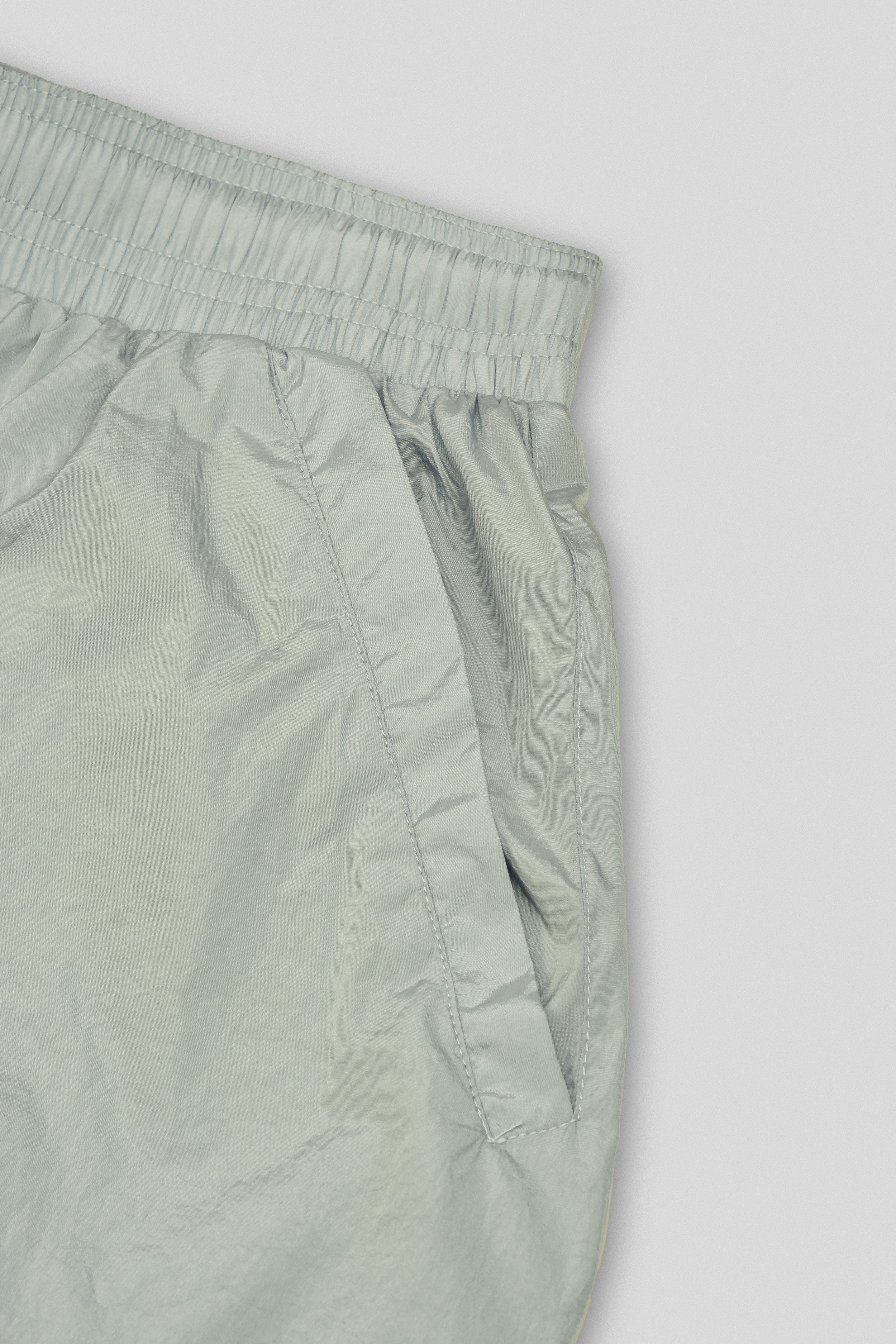 Parachute Nylon Shorts - Blue Lace