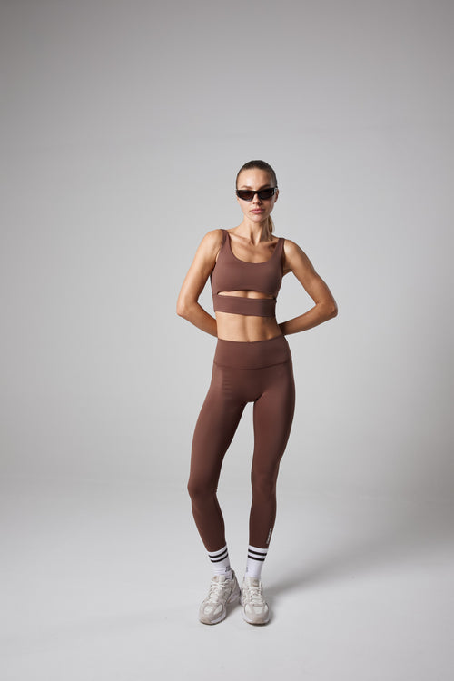 Uplift Leggings - Russet Brown