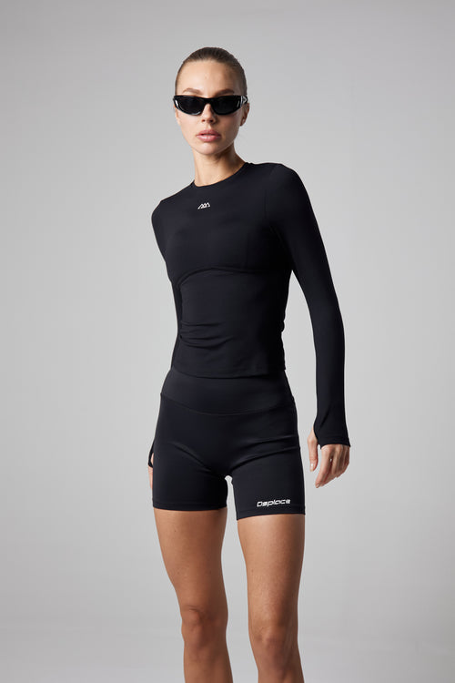 Sculpt Tee - Jet Black