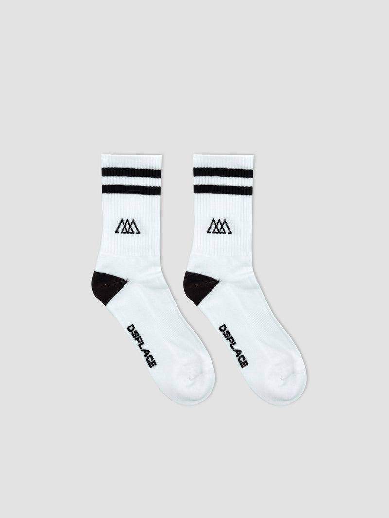 Racer Socks 2S - White / Black