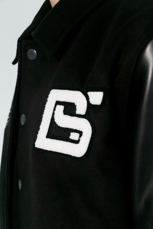 THE VARSITY JACKET - BLACK