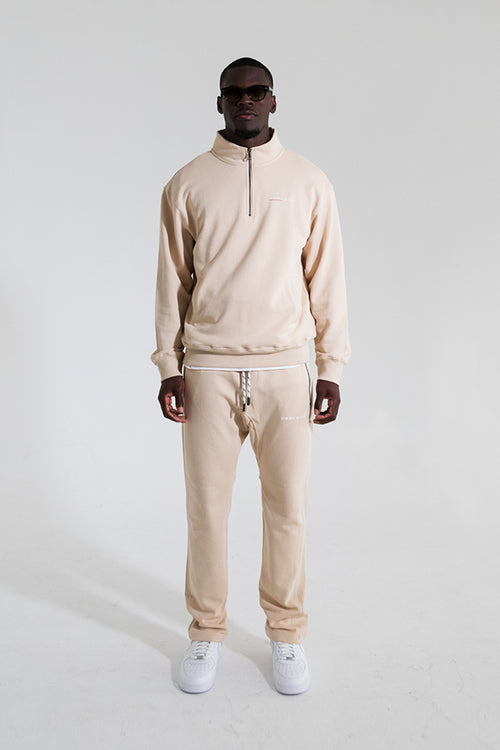 Half Zip Sweater - Oatmeal