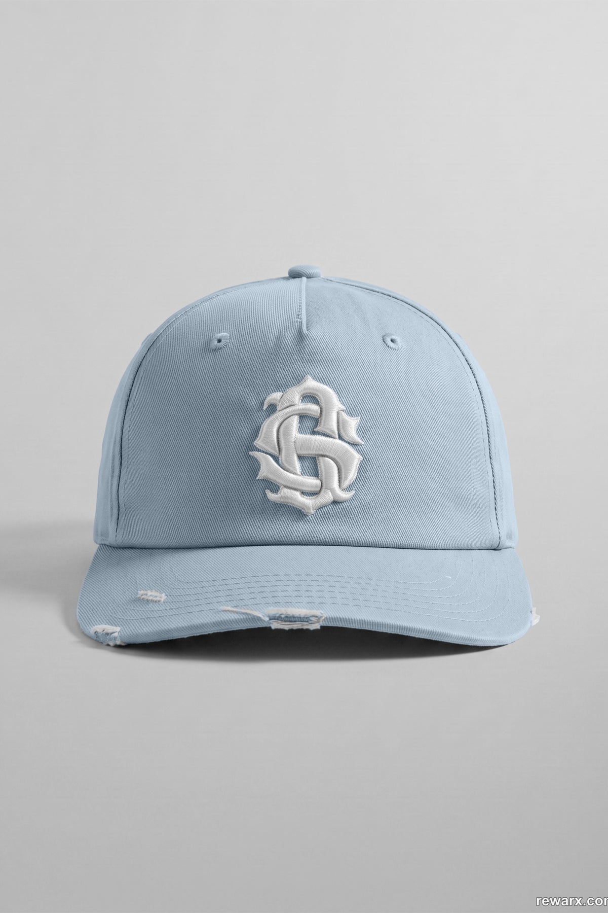 Distressed Cap - Sky Blue