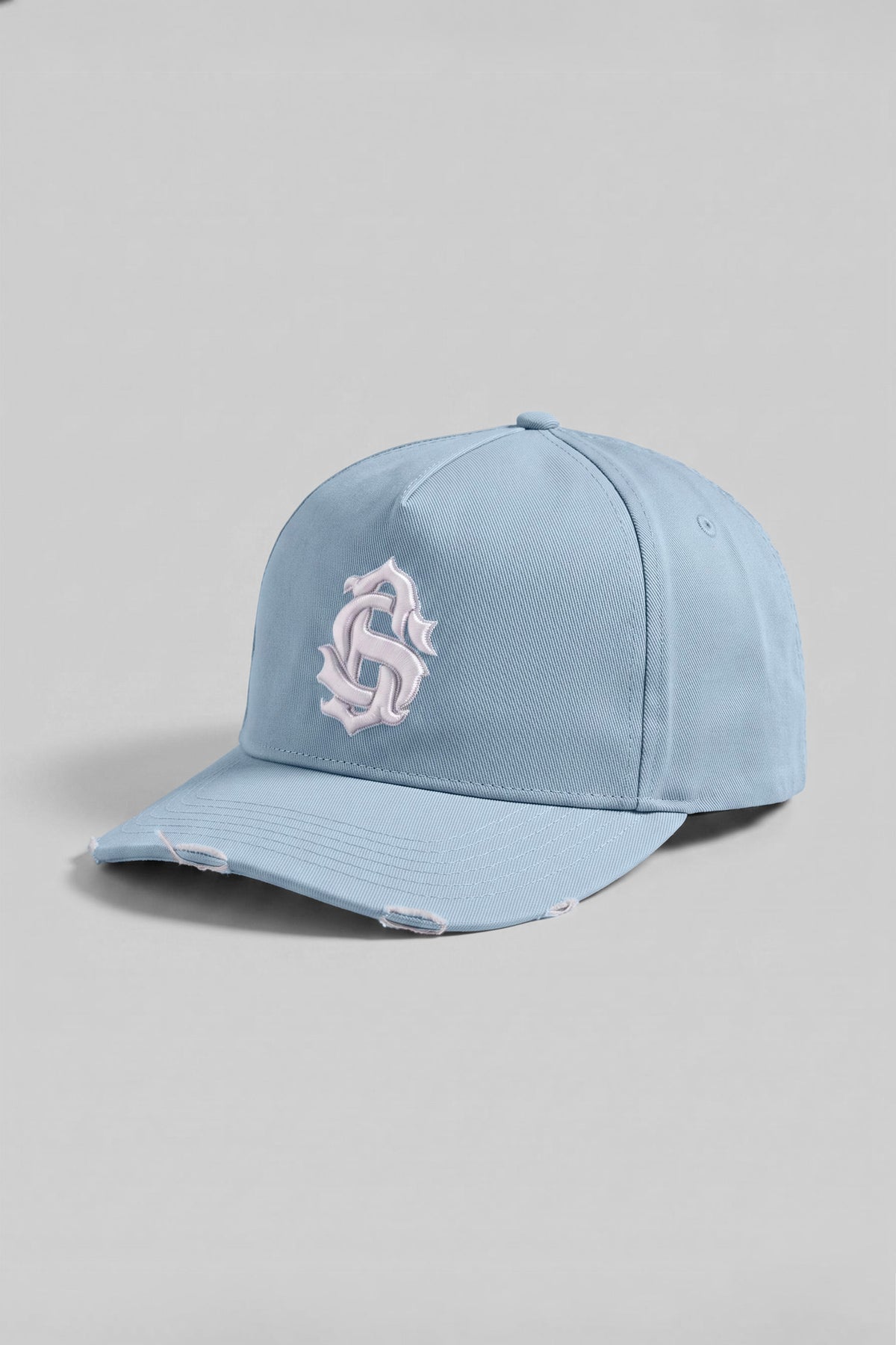 Distressed Cap - Sky Blue