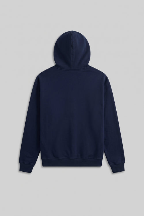 Arden Zipper Hoodie - Midnight Blue