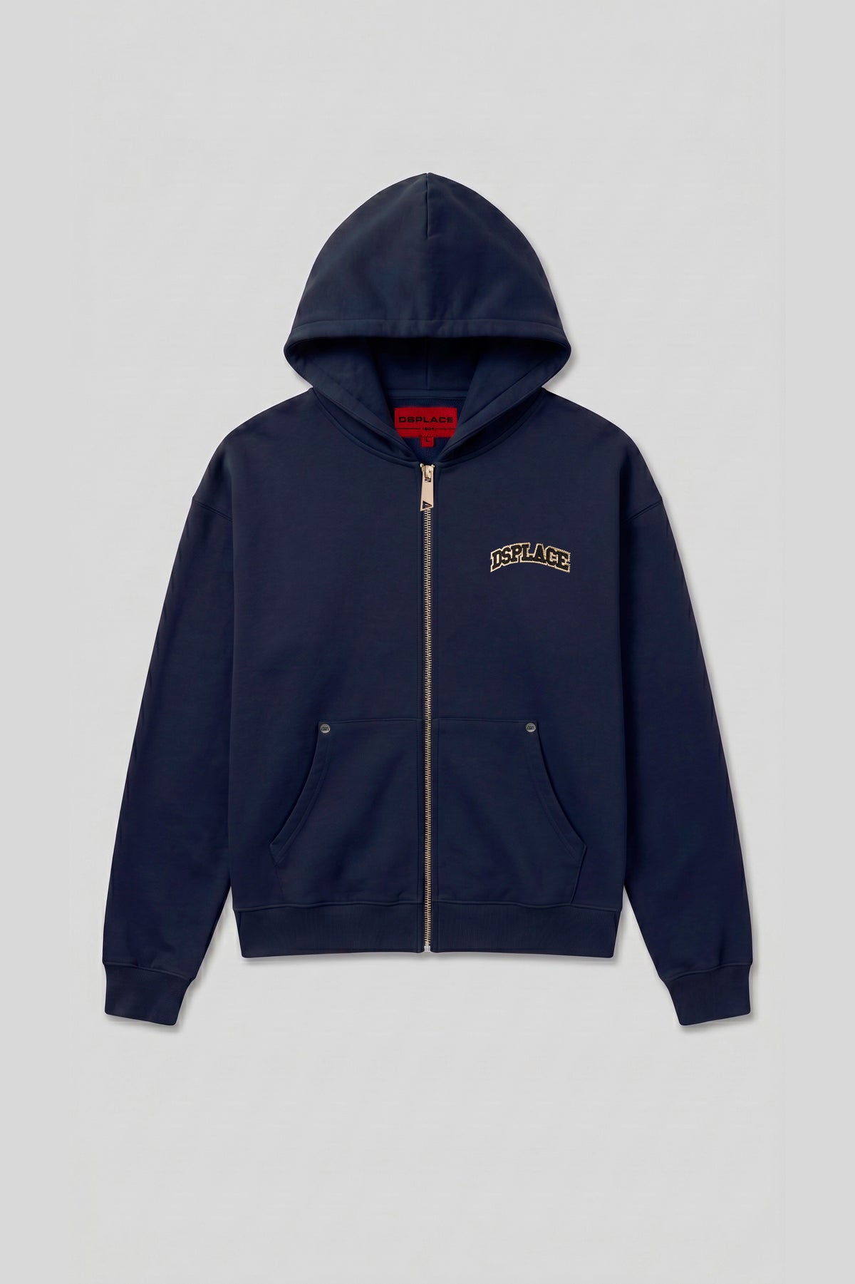 Arden Zipper Hoodie - Midnight Blue