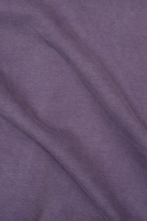 Zyra Cropped Zipper Hoodie - Washed Mauve