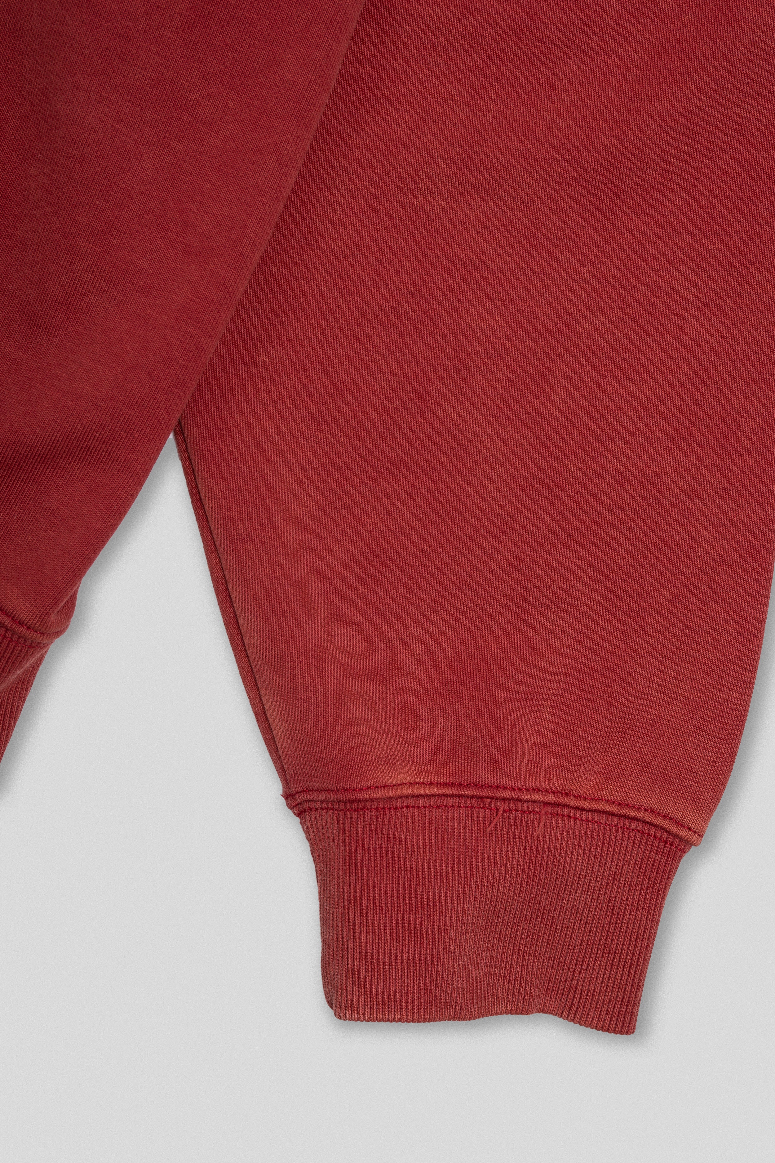 Arden Zipper Hoodie - Washed Ruby