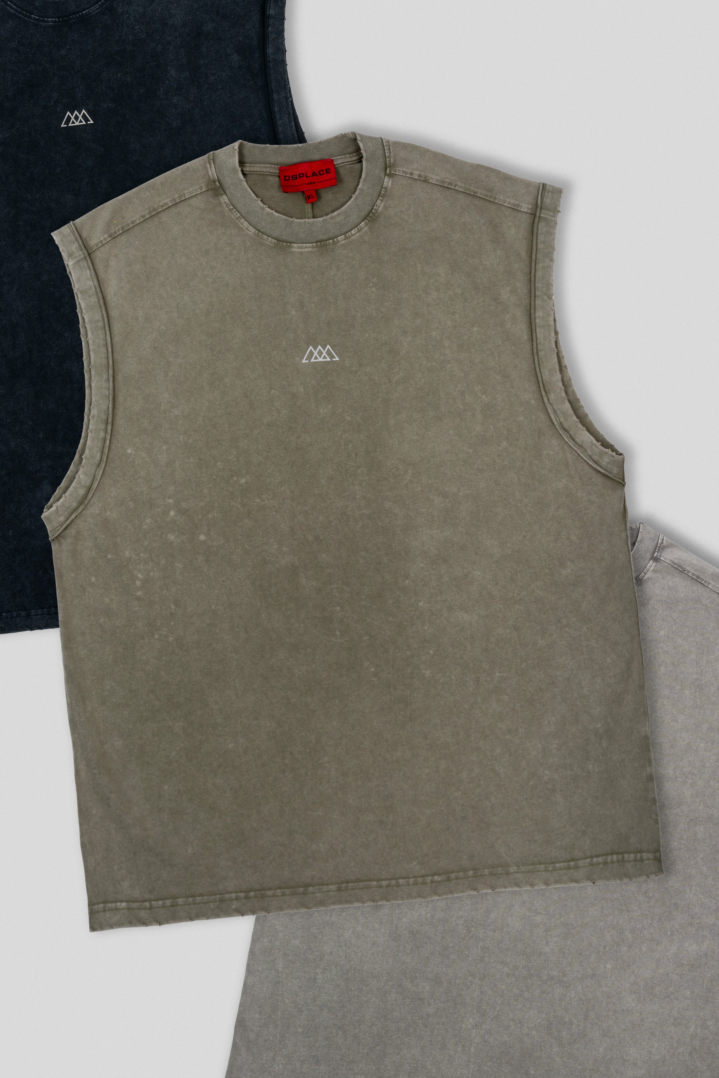 Brickell Sleeveless Tank - Laurel Green Washed