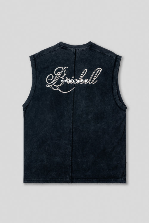 Sleeveless Tank - Carbon Black Washed