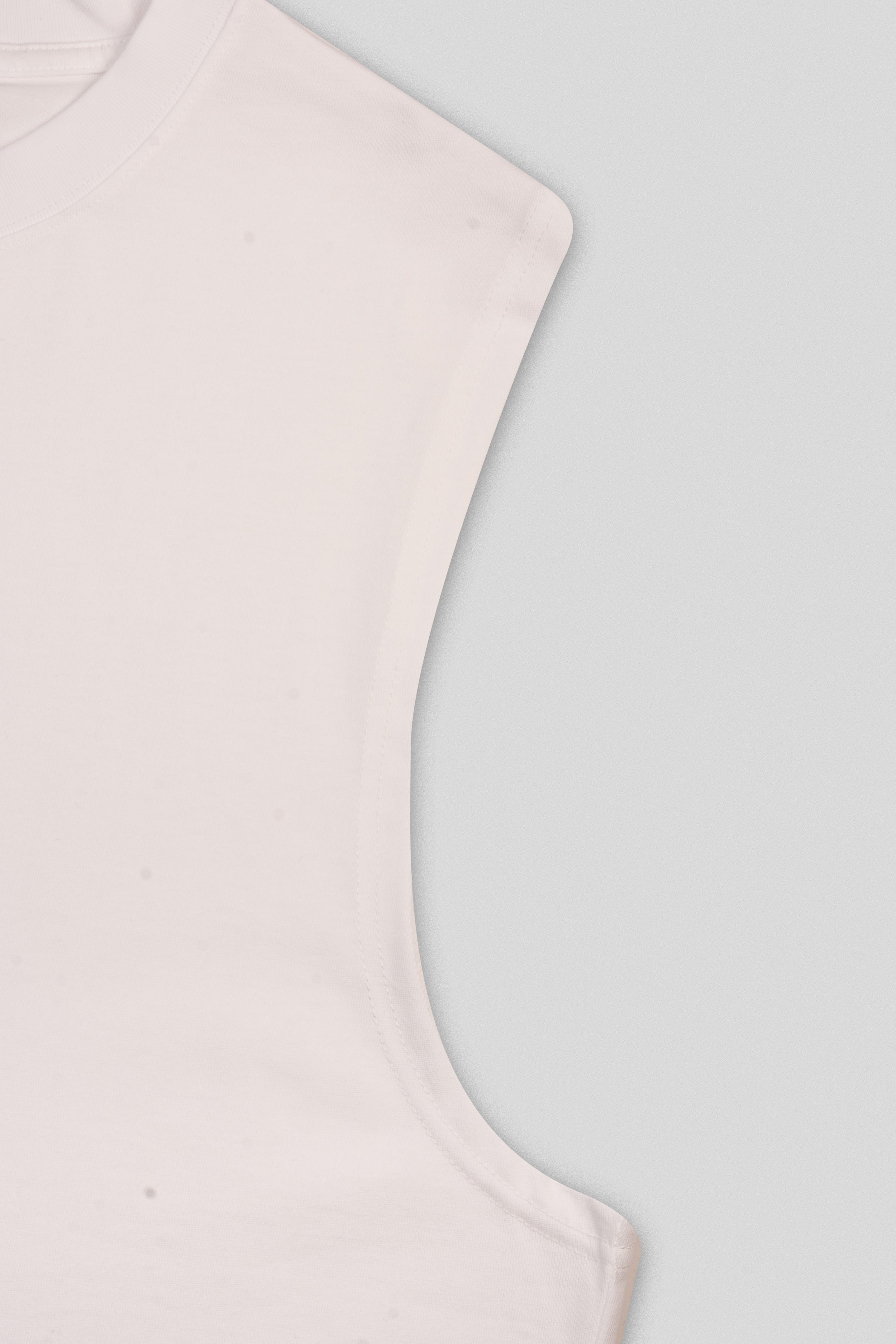 Sleeveless Tank - Salt White