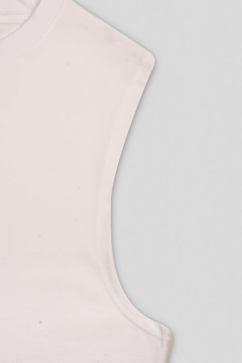Sleeveless Tank - Salt White
