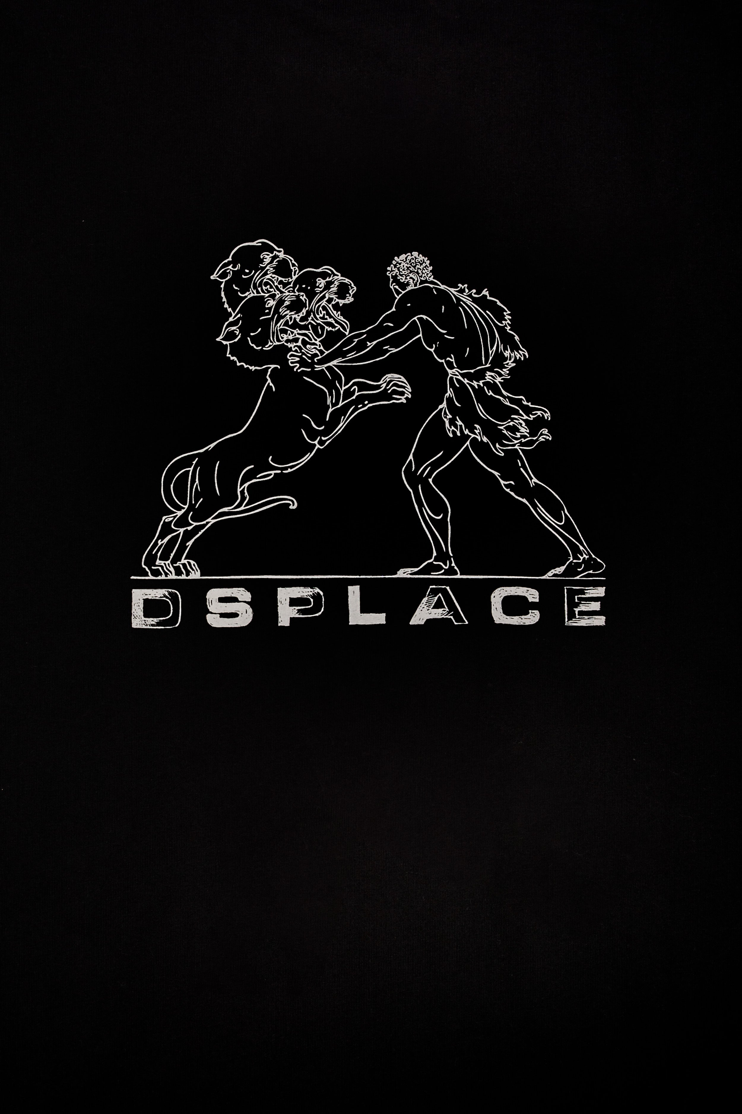 Lionheart Olympus Boxy Tee - Jet Black