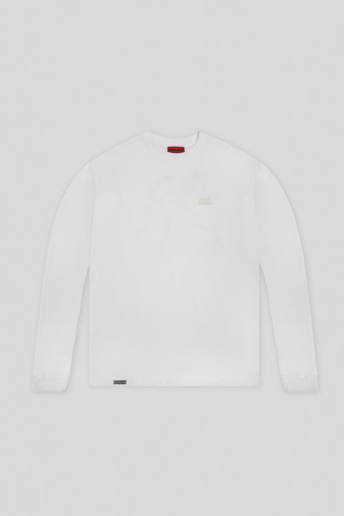 Nova Logo Tee - Salt White / Logo White