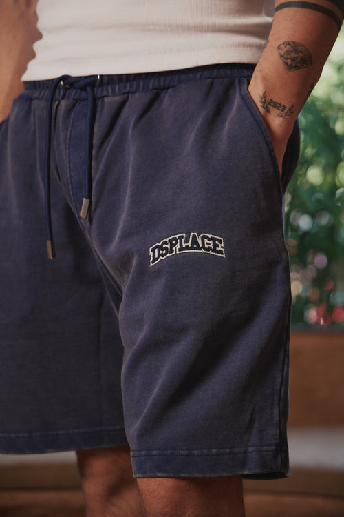 Freedom Shorts - Indigo Washed University Logo