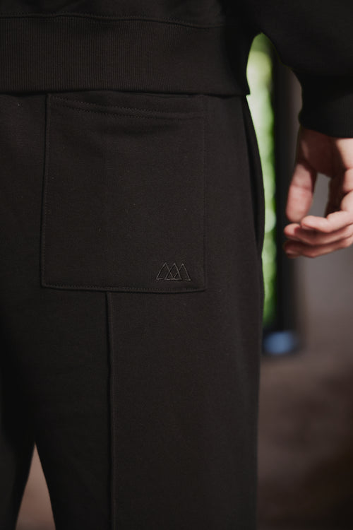 Forma Tailored Sweatpants -  Black