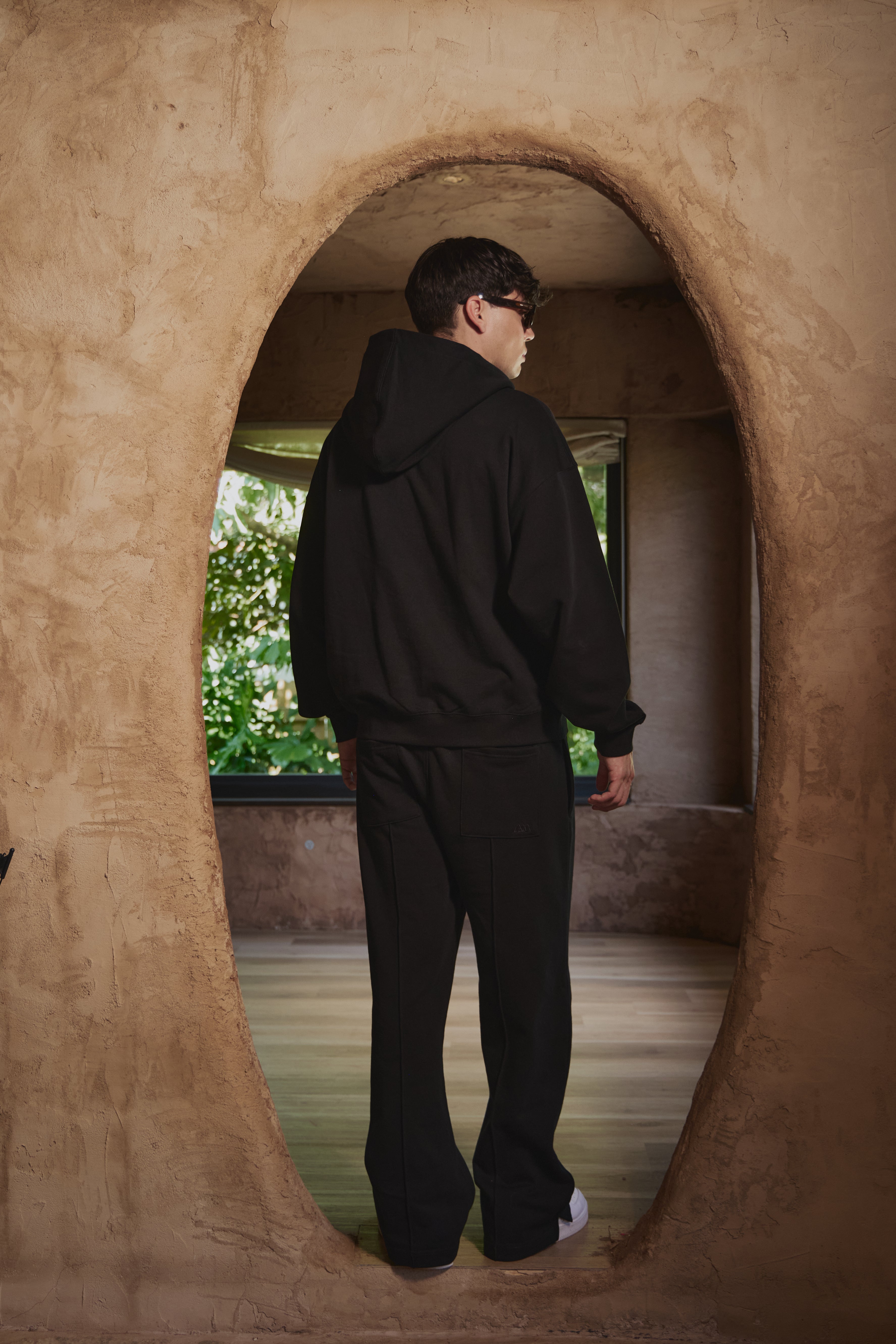 Forma Tailored Sweatpants -  Black