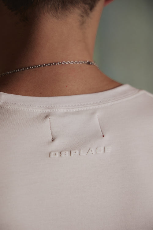 Chaos Logo Tee - Salt White / White