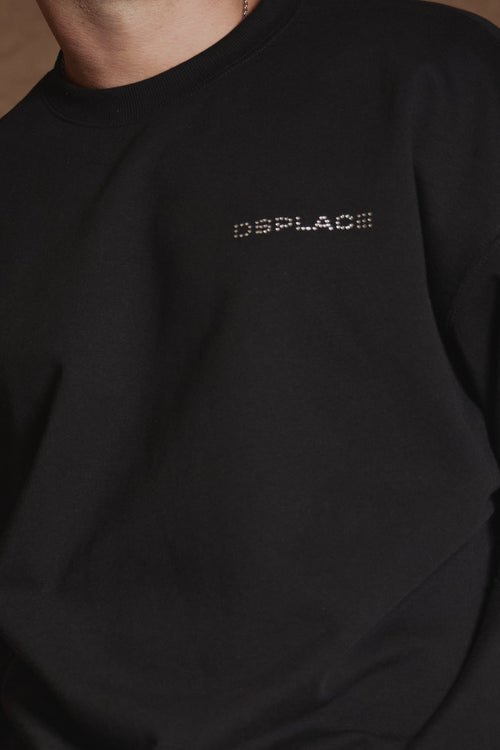 The Ajax Crewneck - Black Lumina Logo