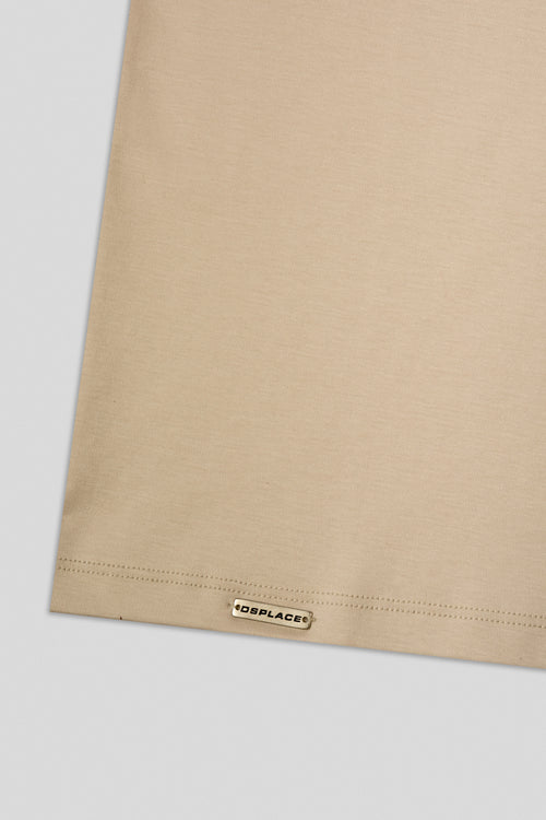 Chaos Logo Tee - Almond / Black Logo