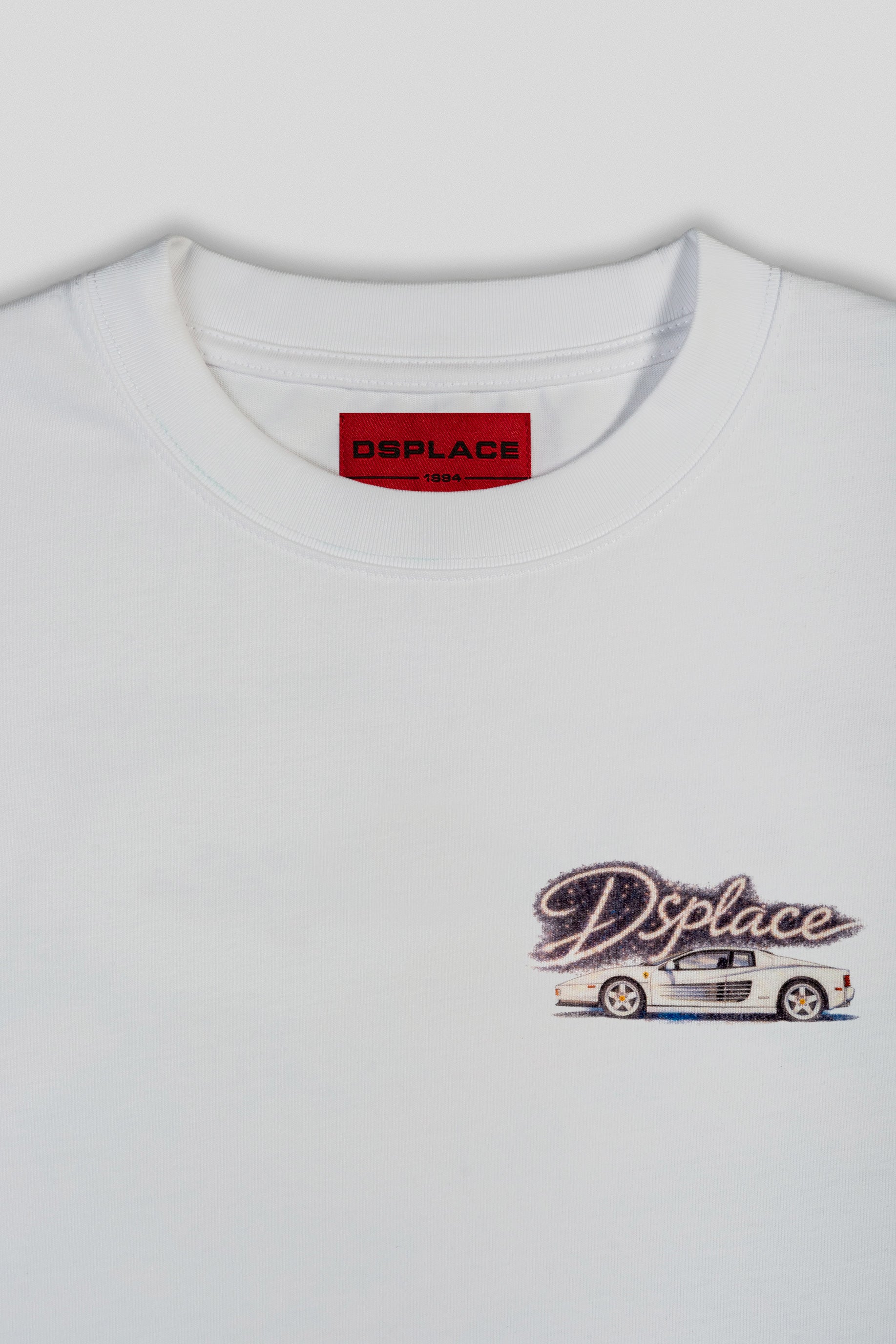 White Ferrari Boxy Tee