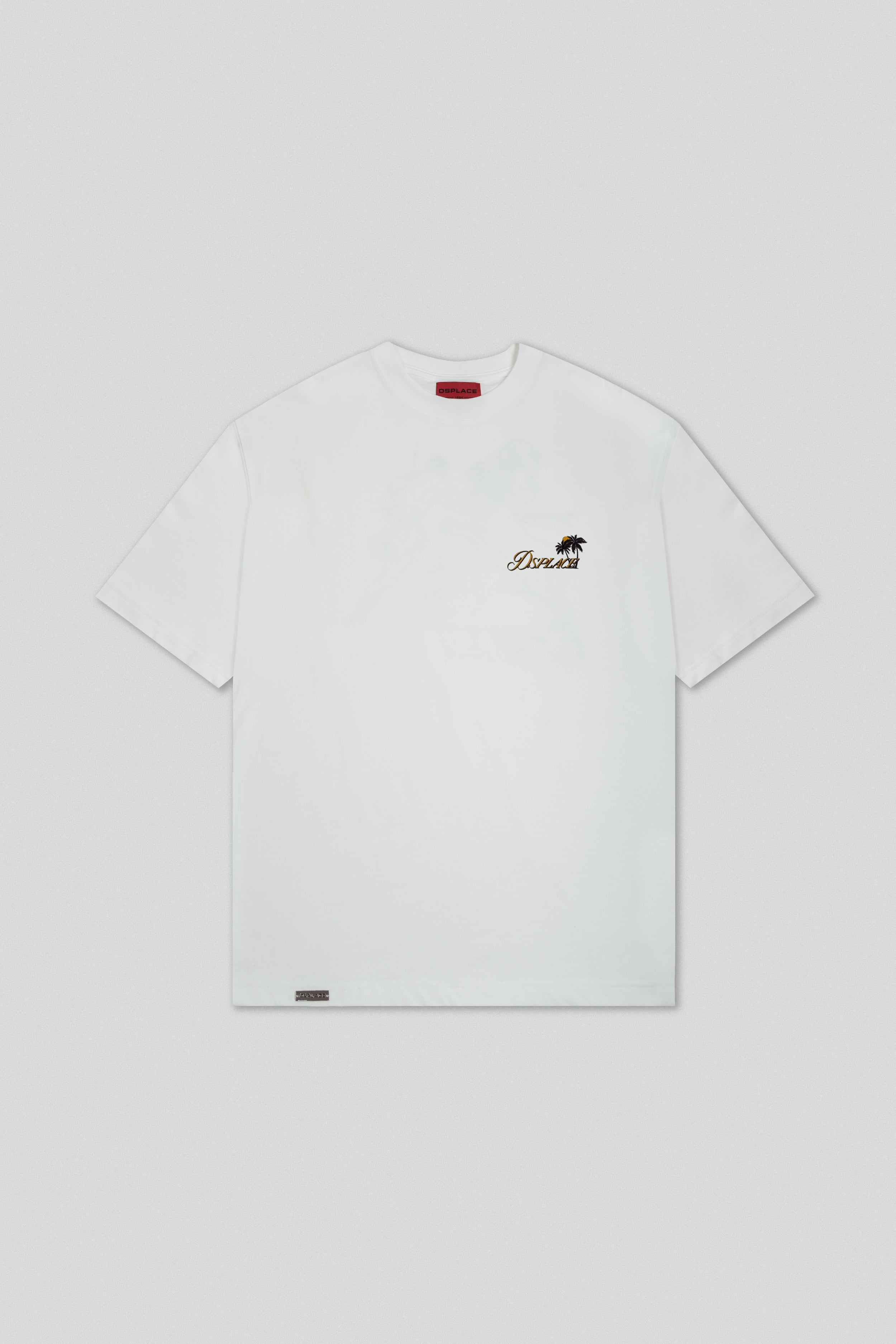 Paradise Boxy Tee - Salt White