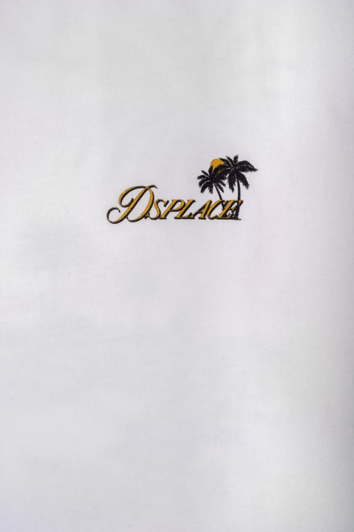 Paradise Boxy Tee - Salt White