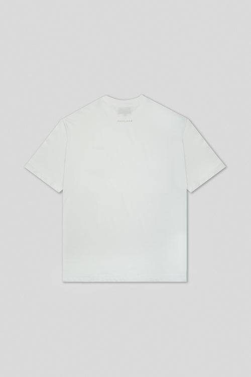 Chaos Logo Tee - Salt White / White