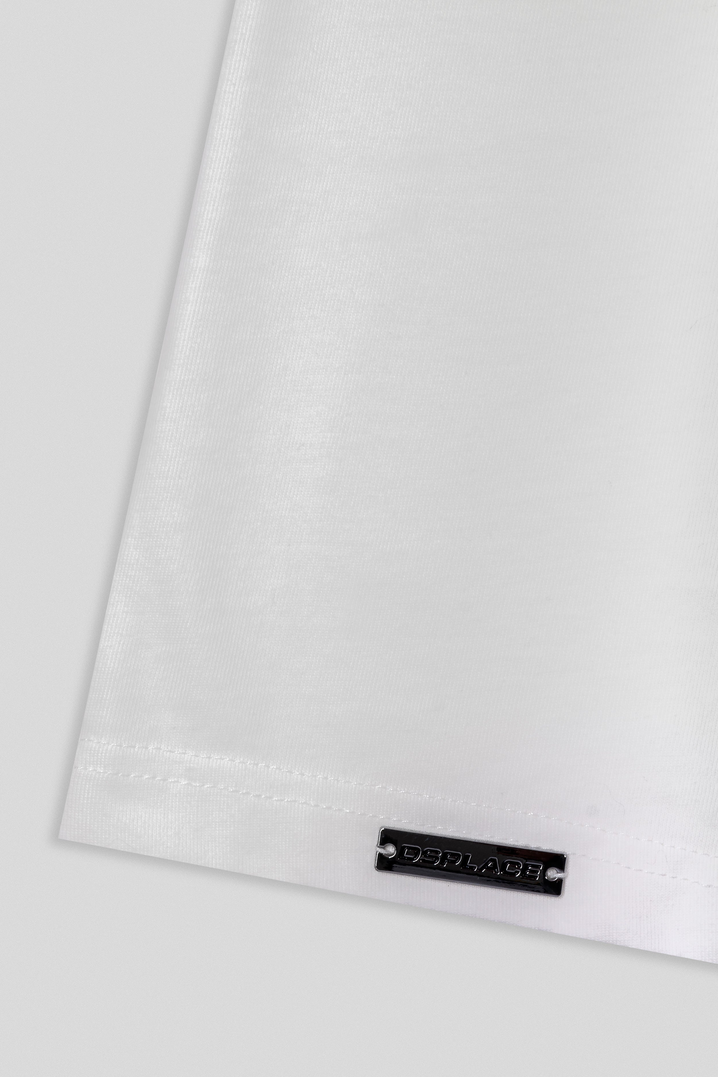 Chaos Logo Tee - Salt White / White