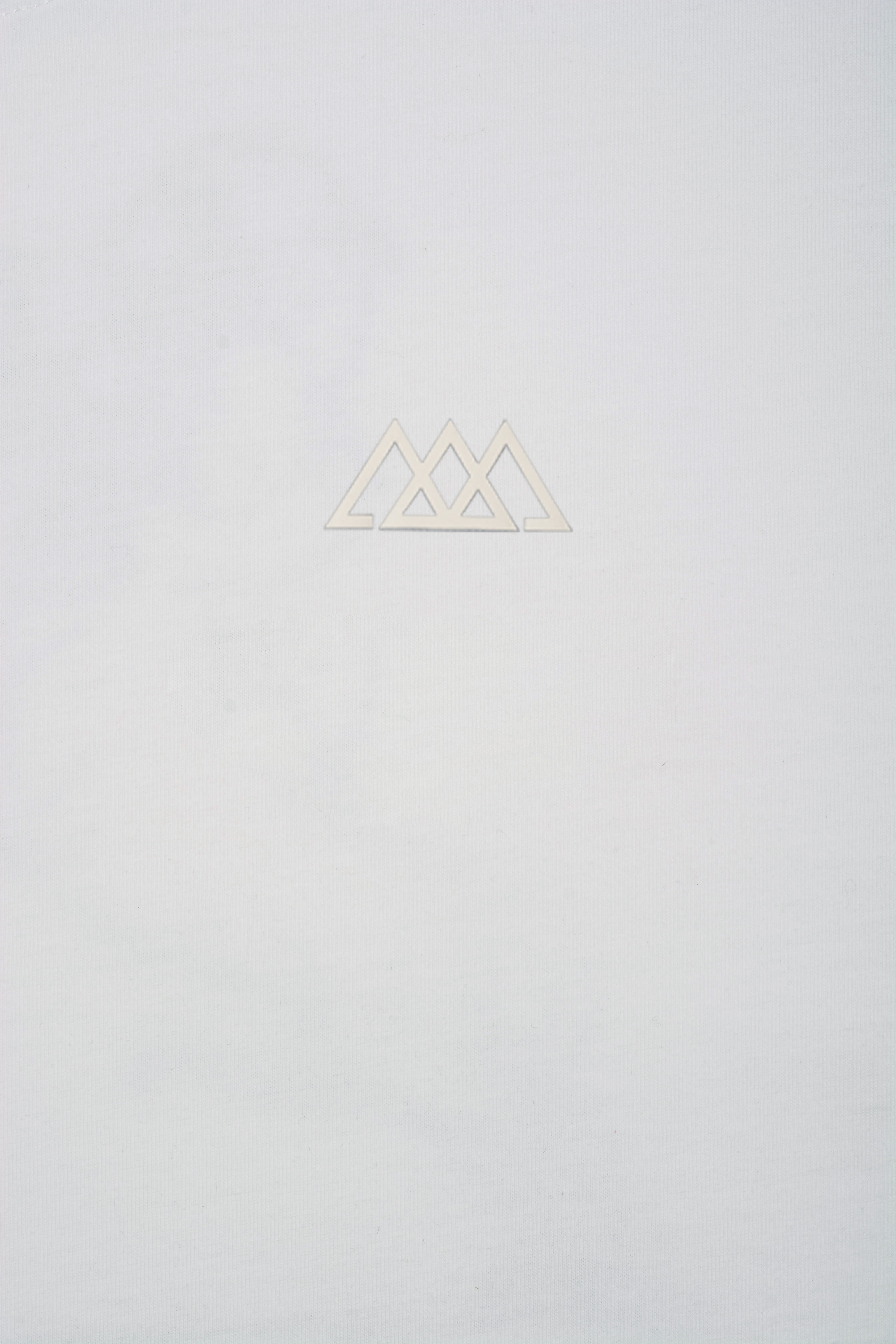 Chaos Logo Tee - Salt White / White