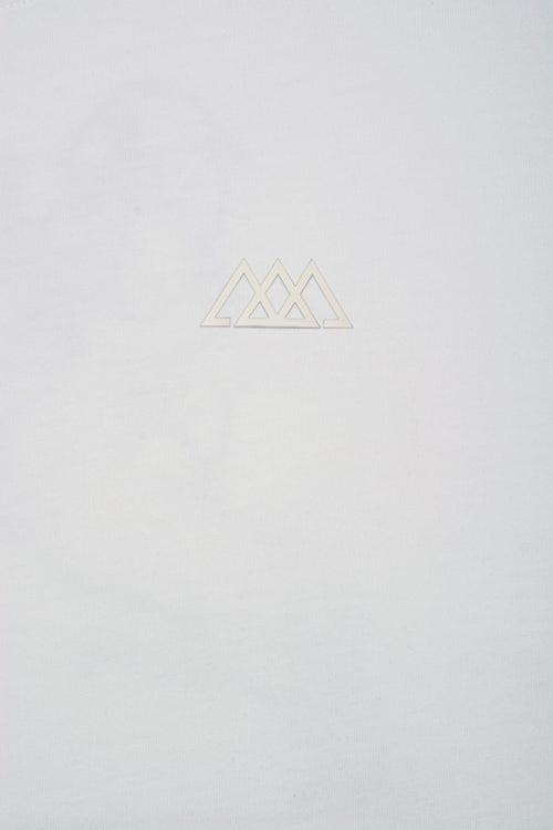 Chaos Logo Tee - Salt White / White