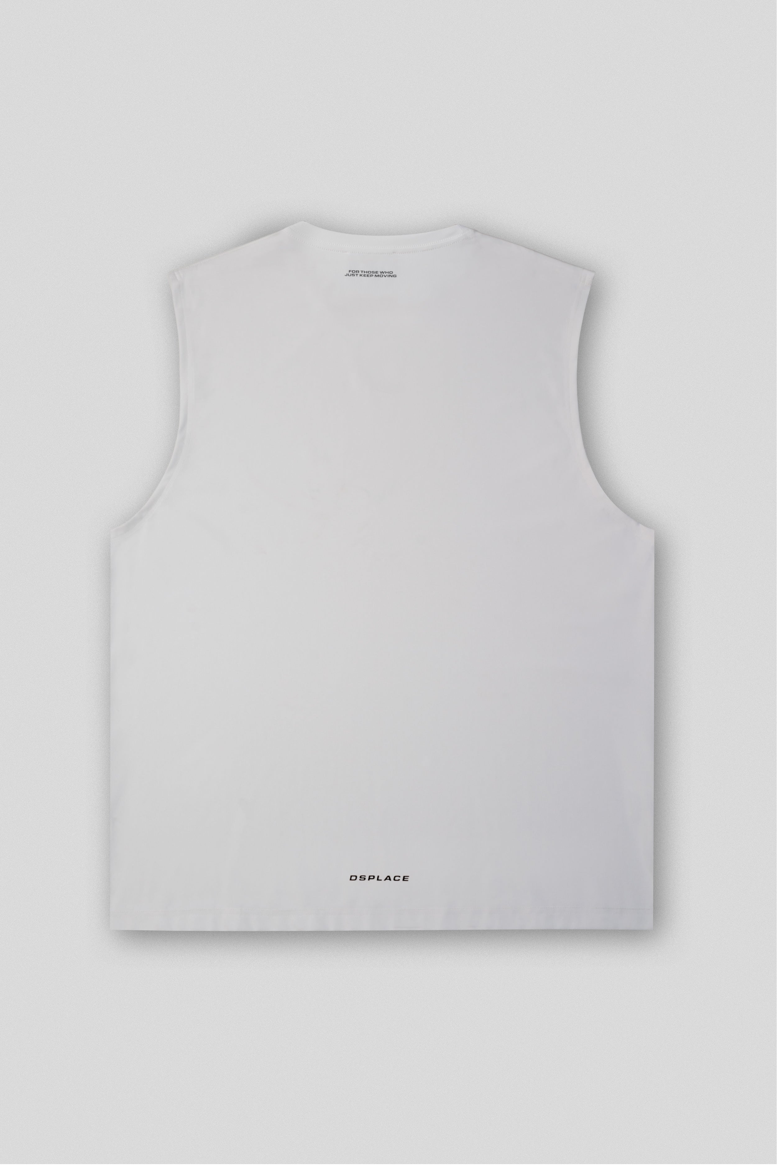 Racer Sleeveless Tank - Flat White