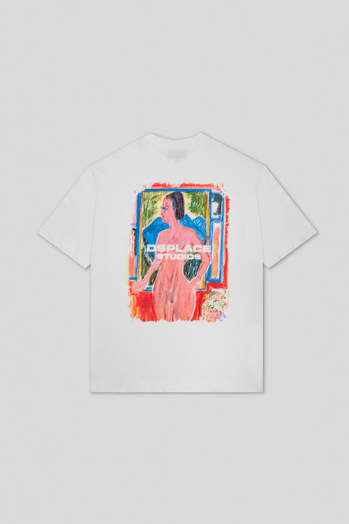 Mousa Boxy Tee - Salt White