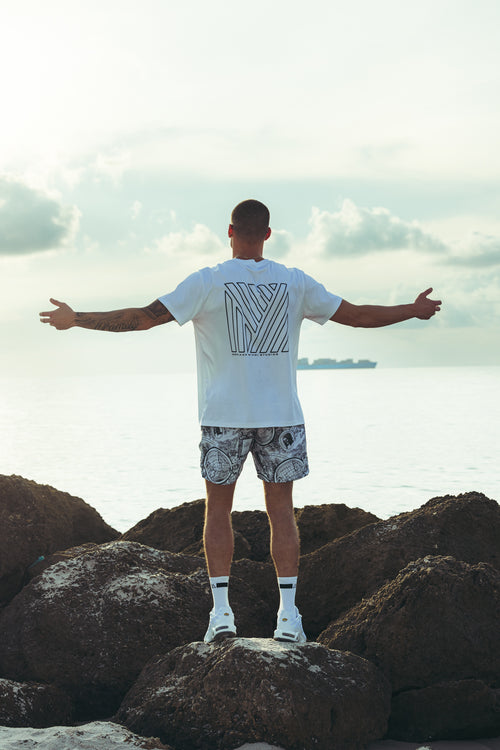 Miami Studios Tee - Salt White