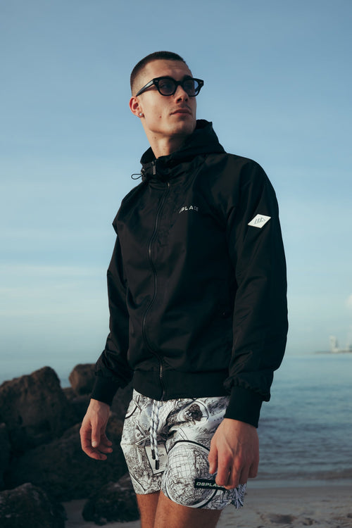 The Axel Windbreaker - Jet Black