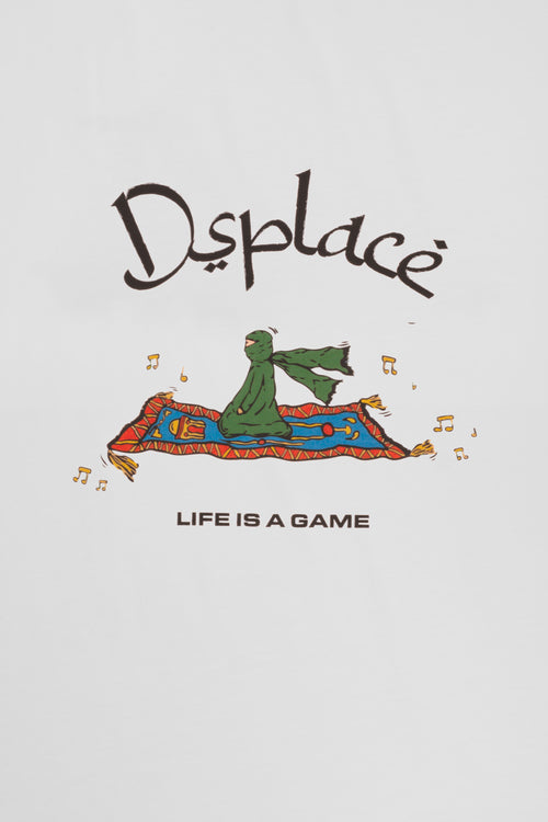 Fortuna Boxy Tee - Salt White